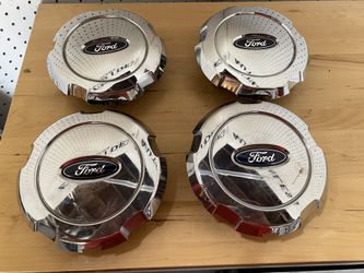 Chrome center caps for Ford 6lug