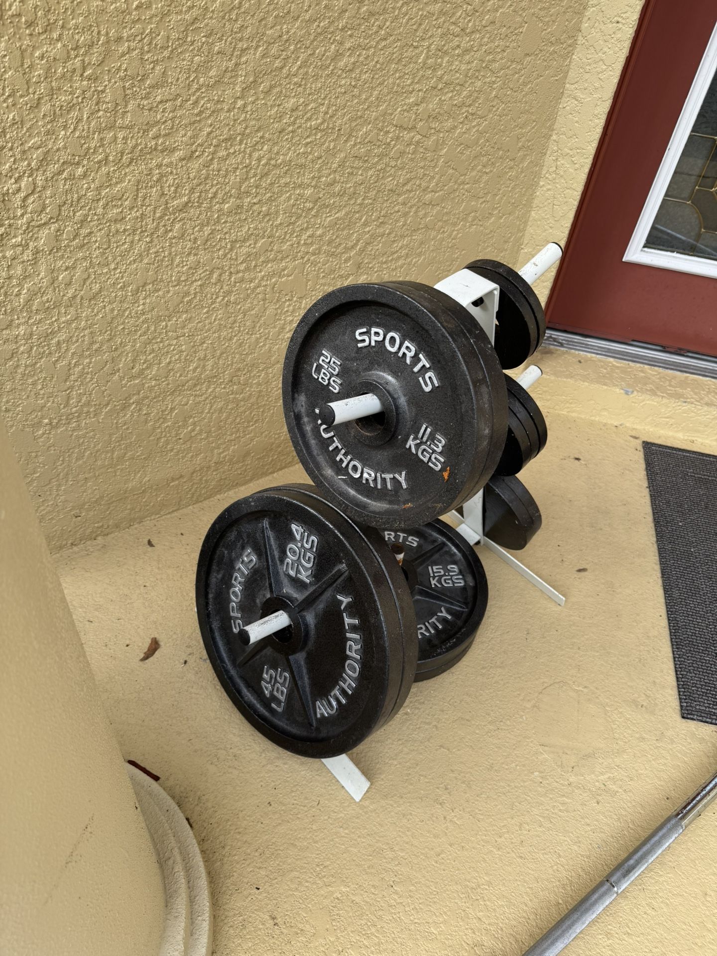 Weights, Barbell, Dumbbells, Combo Squat Rack For Sale
