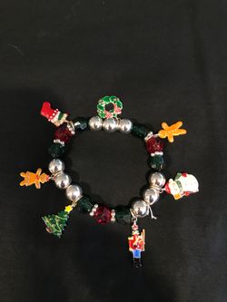 Christmas charm bracelet