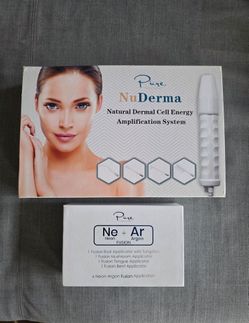 NuDerma High Frequency Wand Bundle – Pure Daily Care / Project E Beauty Style – Like New – $55