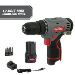 Hyper Tough 12V Max Lithium-Ion Cordless 3/8-inch Drill Driver with 1.5Ah Battery, Model 99303