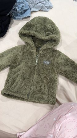 6/9month Baby Sherpa Zip-Up Hoodie