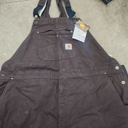 Carhartt Quilt Lined Overalls 4XL 