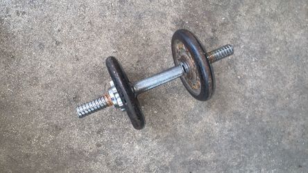 Adjustable Cast Iron Dumbbell