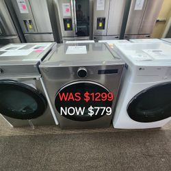 7.4 Cu. Ft. Ultra Large Electric Dryer Eith Sensor Dry, Turbo Steam