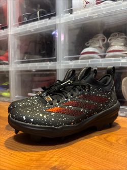 Adidas Adizero Impact TPU Shades Black/Silver JQ2081 Baseball Cleat Sz 8.5M NWOB 2x Available