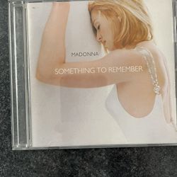 Madonna Something To Remember CD Album
