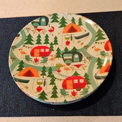 Camping Themed  Melamine Plates