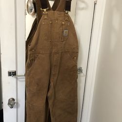 Carhart Overalls Size Med Men’s 