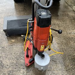 Hilti core drill and excellent condition like new $3500. Firm firm firm, not negotiable.