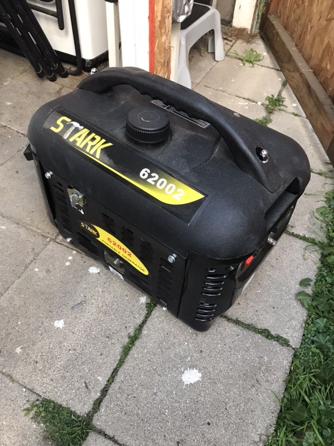 Stark 62002 2000 watts portable generator in excellent condition. Used only one time