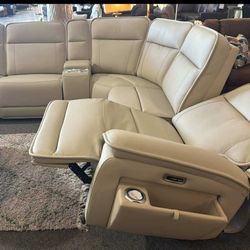 OM• $38 Initial • Brand New// 3 Piece Power Reclining Sectional 
