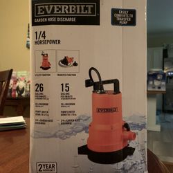 Everbilt Water Pump