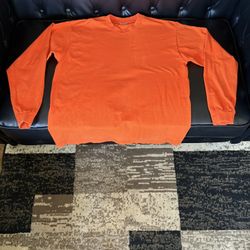 LONG SLEEVE WORK SHIRTS USED BUT GOOD CONDITION (10) LONG SLEEVE ORANGE (2) LONG SLEEVE FLUORESCENT (10) SHORT SLEEVE ORANGE (6) SHORT SLEEVE FLUOR $4