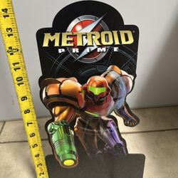 Nintendo Metroid Prime GameCube Store Display Standee