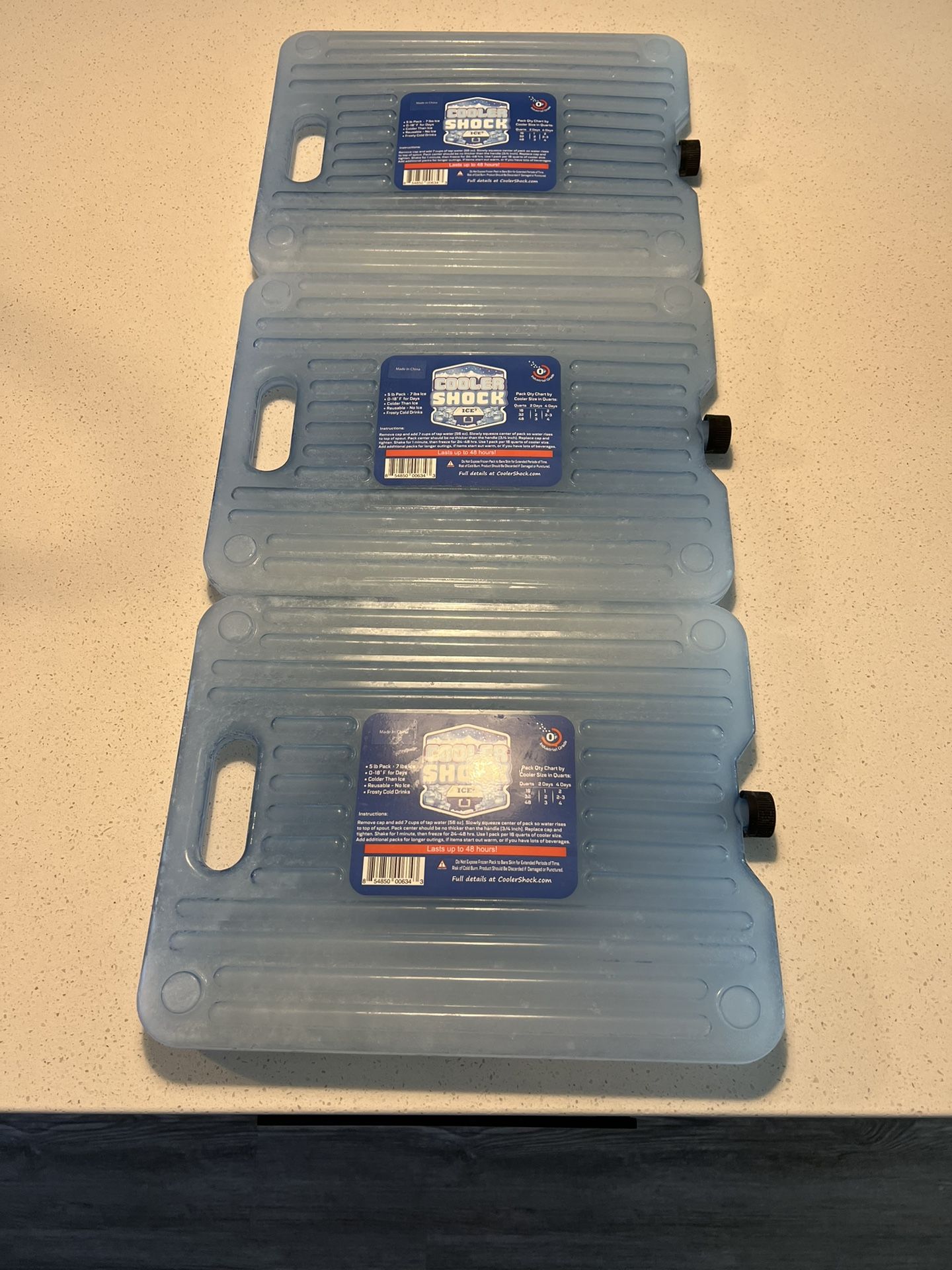 Cooler Shock Ice packs (3)