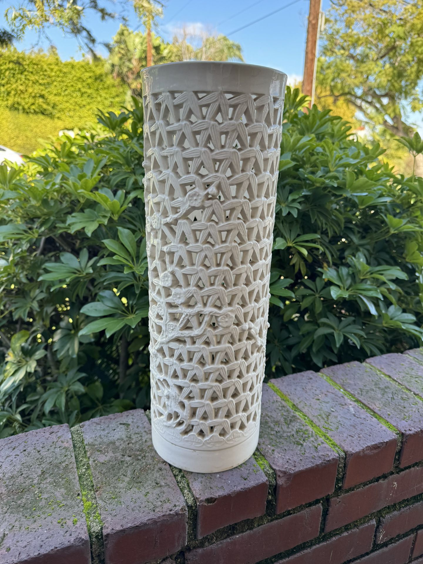 Vintage Blanc de Chine Porcelain Lamp Base