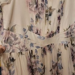 Purple Flowers Dress 