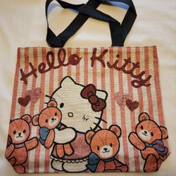 NEW Hello Kitty Zipper Tote Bag  Cute, Fun & Functional