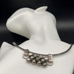 Antique Interchangeable Necklace (Grape With Stone )