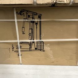 The Marcy Club 120lb Stack Weight Home Gym MKM-1101