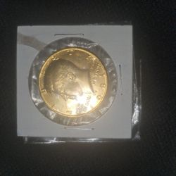Kennedy Gold Plated Coin