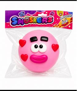 Smushers Pink Face Squishy Toy