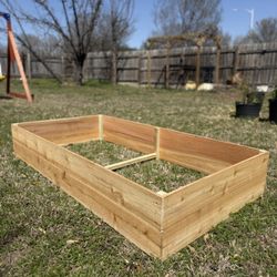 Open Cedar Raised Garden Bed - 71”L x 12”H x 36” W