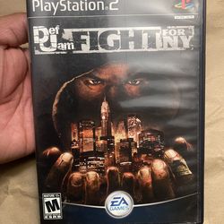 PlayStation 2 def jam fight for New York