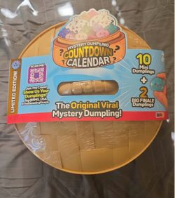 RMS Crazy Fun The Original Viral Mystery GIANT Dumpling COUNTDOWN CALENDAR