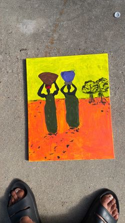 African Culture Art Piece