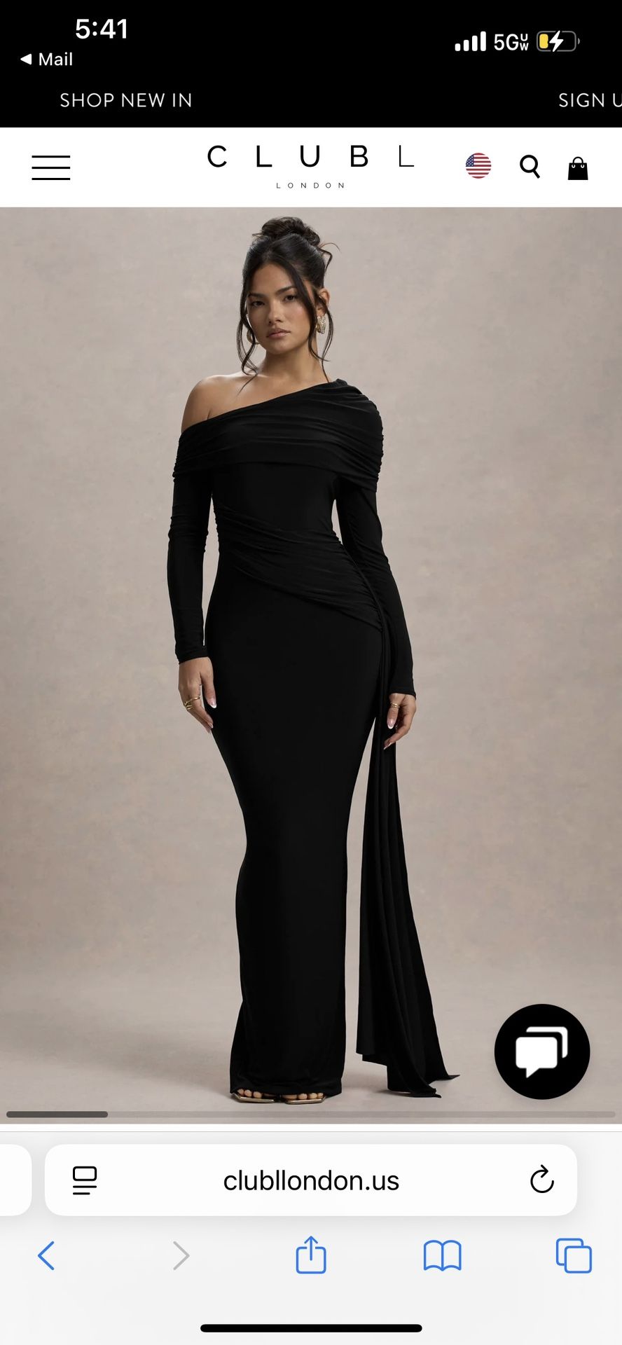 Club L London Black Dress / Gown US Size 10