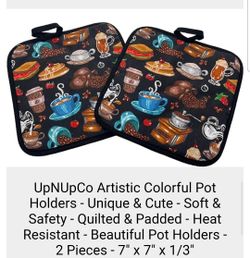 2 piece kitchen pot holders