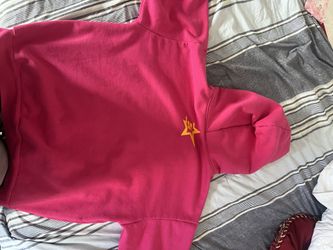 pink spider hoodie