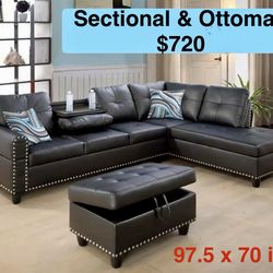 BRAND NEW -Free Delivery. Sectional, Sofa , Couch 