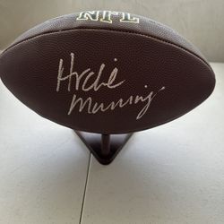 ARCHIE MANNING SIGNED NEW ORLEANS SAINTS AUTOGRAPHED WILSON FOOTBALL w/COA 715