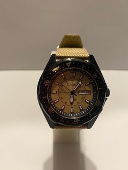 Casio Analog Watch with Compass Bezel