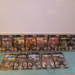 (13) UNOPENED GI JOE COMIC BOOK AND DOUBLE ACTION FIGURE SETS
-ASKING 250 OR BEST OFFER