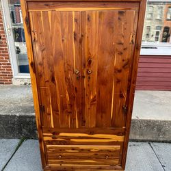 Vintage Cedar Cabinet / Closet w/ Drawer - Good Condition- Marietta,  Pa Pick Up