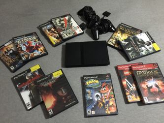 PS2 slim & games