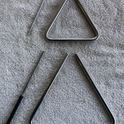 Triangles 6” And 8” Percussion
