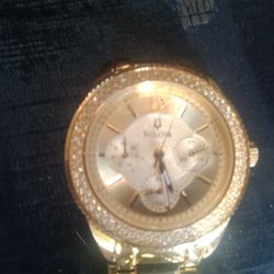 Bulova Gold Color Mans Watch