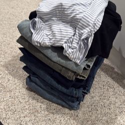 Free bag of jeans and tops