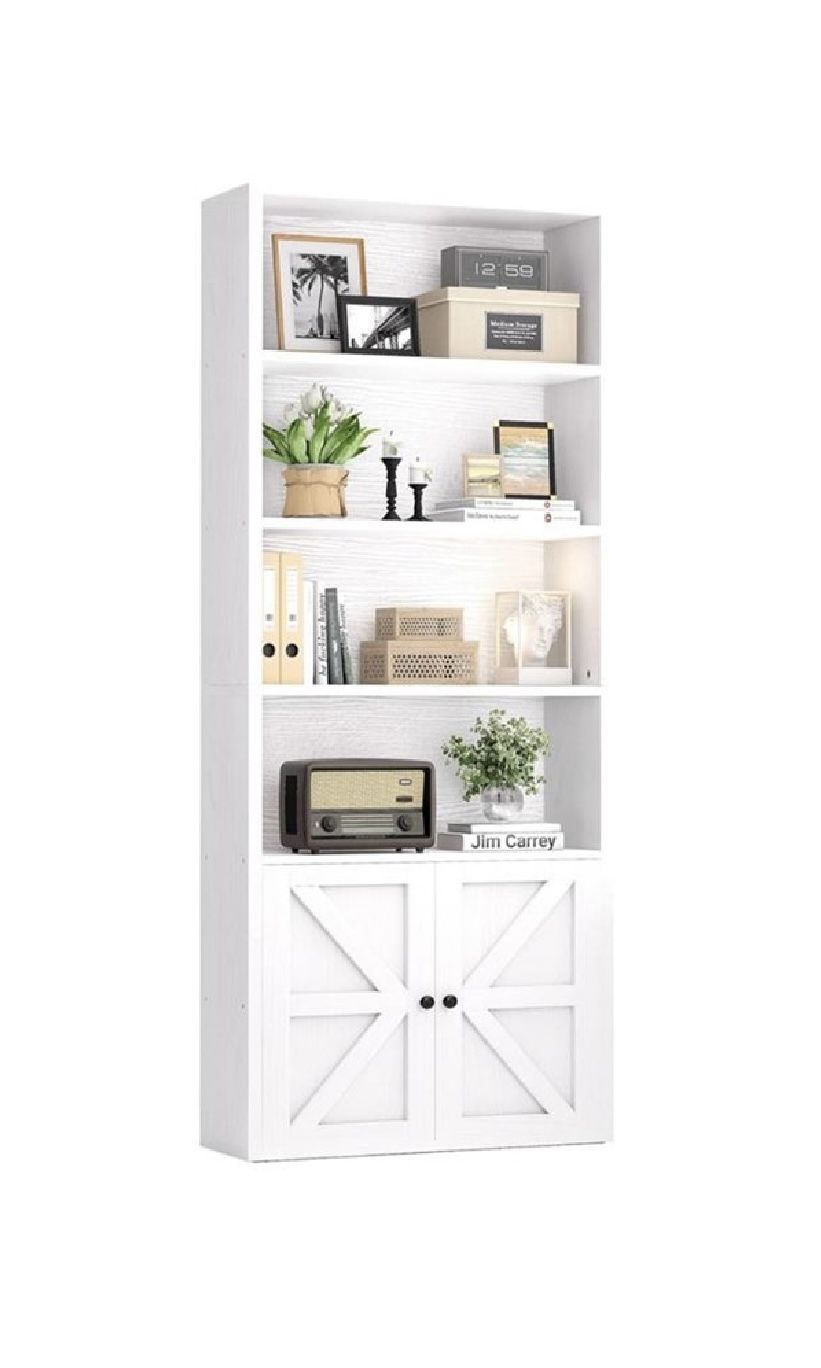 Bookshelves With Barn Doors