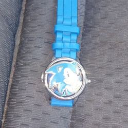 Sonic The Hedgehog Fidget Spinner Watch