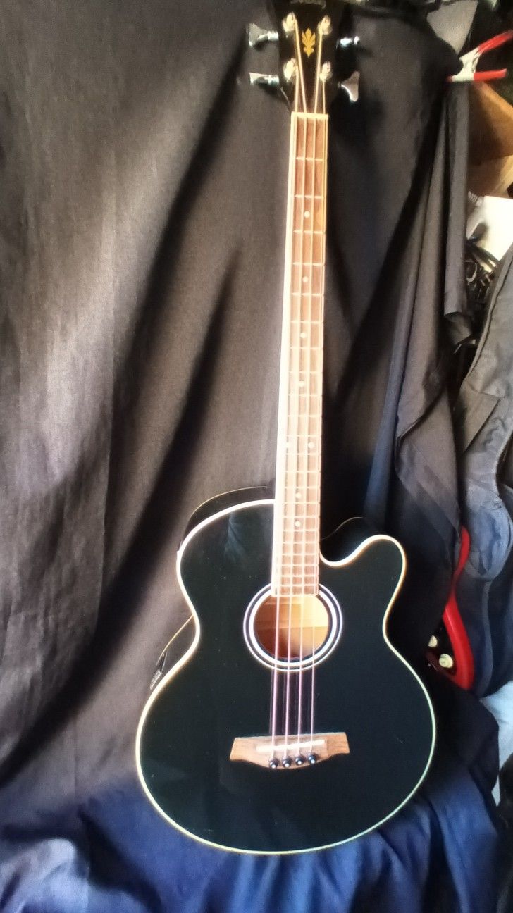 Read Description Ibanez Acoustic Bass 