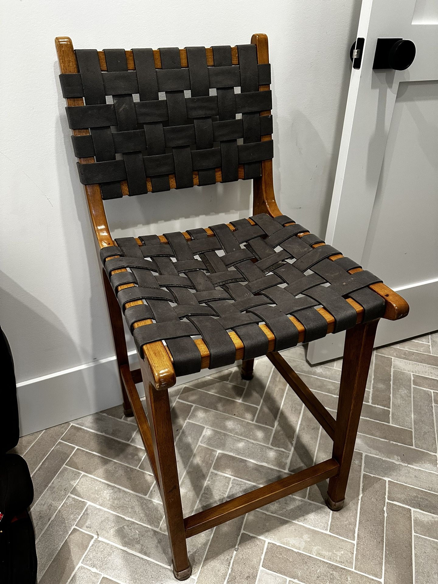 Set of four counter stools