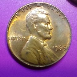 1965 Penny Error.     L.        One Day $600
