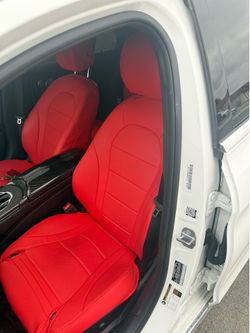 Red seat covers