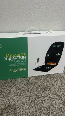 Massage vibration chair cushion with heat